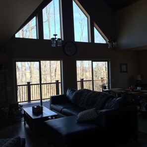 TV, fireplace, DVD player, stereo - Three Bedroom, Three Bath Hilltop Retreat (Rockwood)
