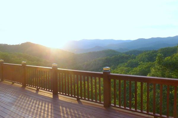 Sunset View from Deck