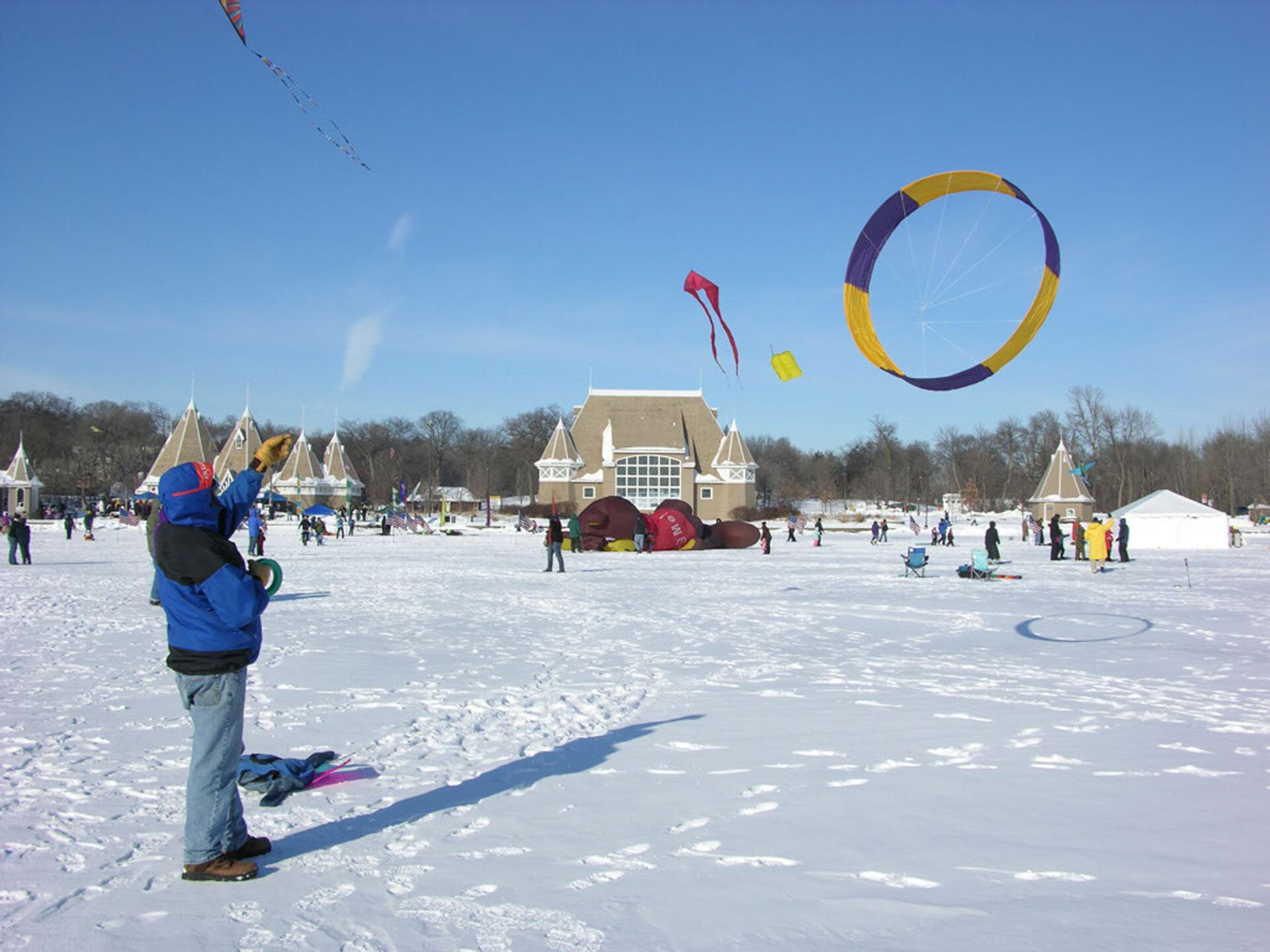 Lake Harriet Annual January Kite Festival.  