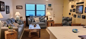 TV, DVD-spiller, bøker og filmbibliotek