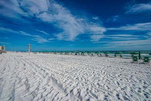 En la playa