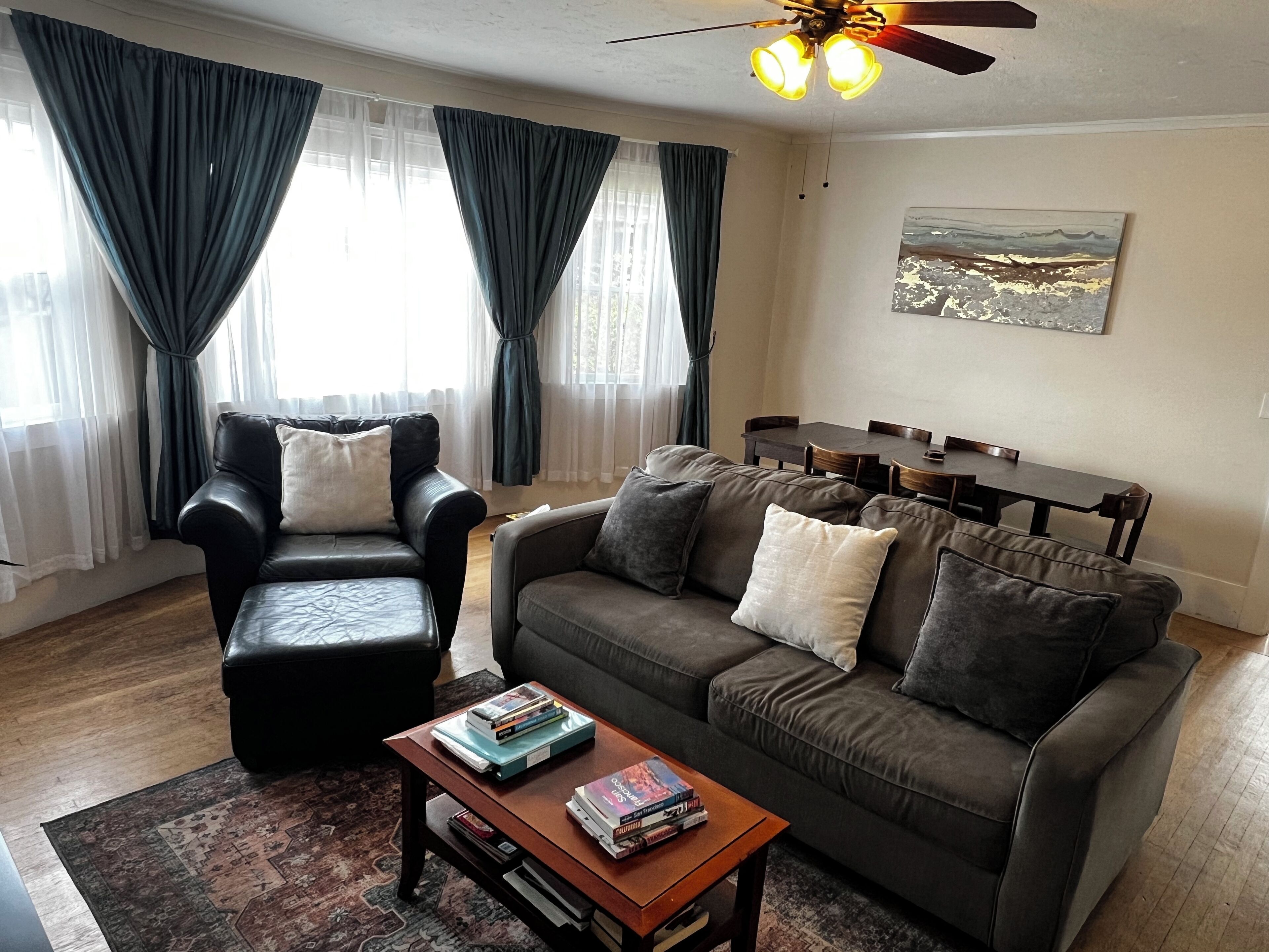 Smart TV, video games, DVD player, books