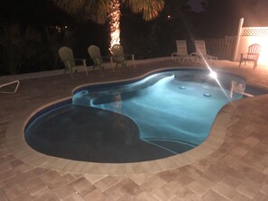 Outdoor pool, a heated pool - 3 Bedroom 2 Bathroom POOL-Walk to beach, 2 night minimum SPECIALS (Sarasota)