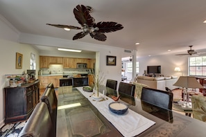 Kitchen and Dining Room Area