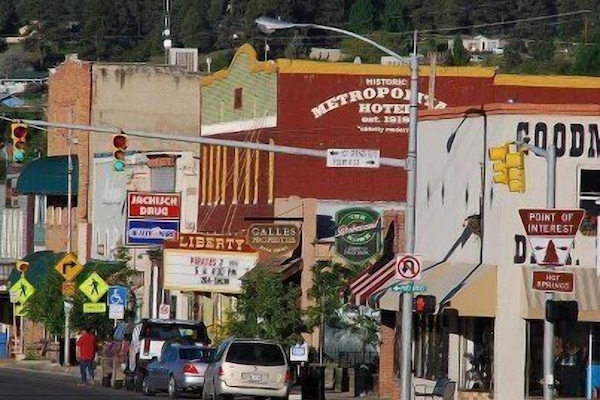 The Loft sits downtown on Main Street.