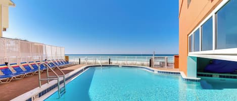 Indoor pool, outdoor pool