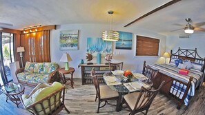 Interior - Corner unit with unobstructed views of Sapphire Beach which is steps away... (St. Thomas)