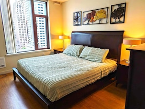 2 bedrooms, iron/ironing board, travel cot, free WiFi