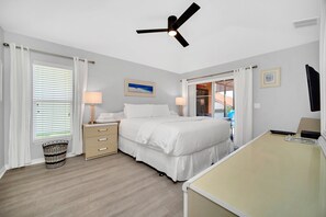 6 chambres, fer et planche à repasser, lit de bébé portatif