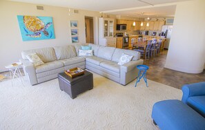 Smart TV, DVD player, video library, stereo