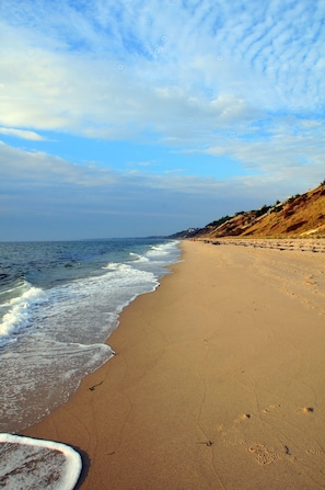 On the beach