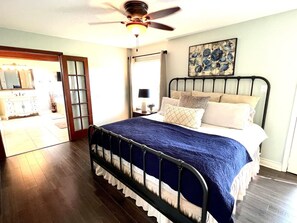 4 bedrooms, iron/ironing board, travel cot, WiFi