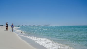 On the beach