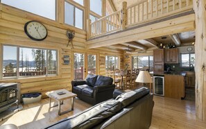 Smart TV, fireplace, video games, DVD player