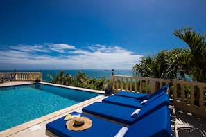 Outdoor pool - Villa Tamarind - Luxury Oasis - Spectacular Views (Upper Prince's Quarter,)