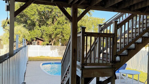Property grounds - GCB exceptional oceanview-2 story, 4BR4.5BA Beach House, private pool, sleeps 14 (Murrells Inlet)