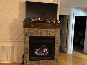 Interior - Spring has Sprung! Cozy up by the fireplace in this Cabin in the Heart of Nature (Sevierville)