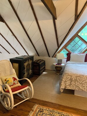 2 bedrooms, iron/ironing board, travel crib, WiFi