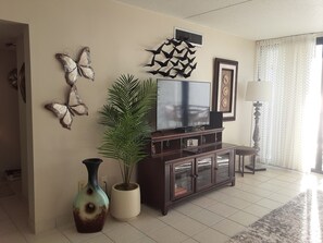 Smart-TV, DVD-Player, Bücher, Videothek