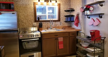 Charming Lakefront Studio Cabin w/ Private Boat Launch & Slip Ideal for 2 Guests