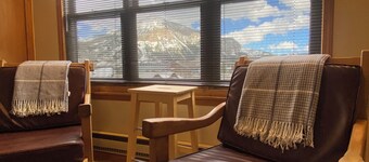 Animaux acceptés! À côté du cinéma et de l'épicerie!