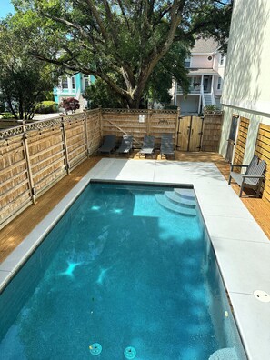 Una piscina climatizada