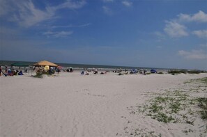 Aan het strand