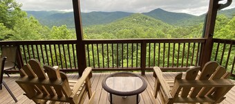 Fra $ 75nt 5 / 2-9 Beautiful MultiPeak Mtn View 2-50 "TV Wifi FirePit Stone Patio