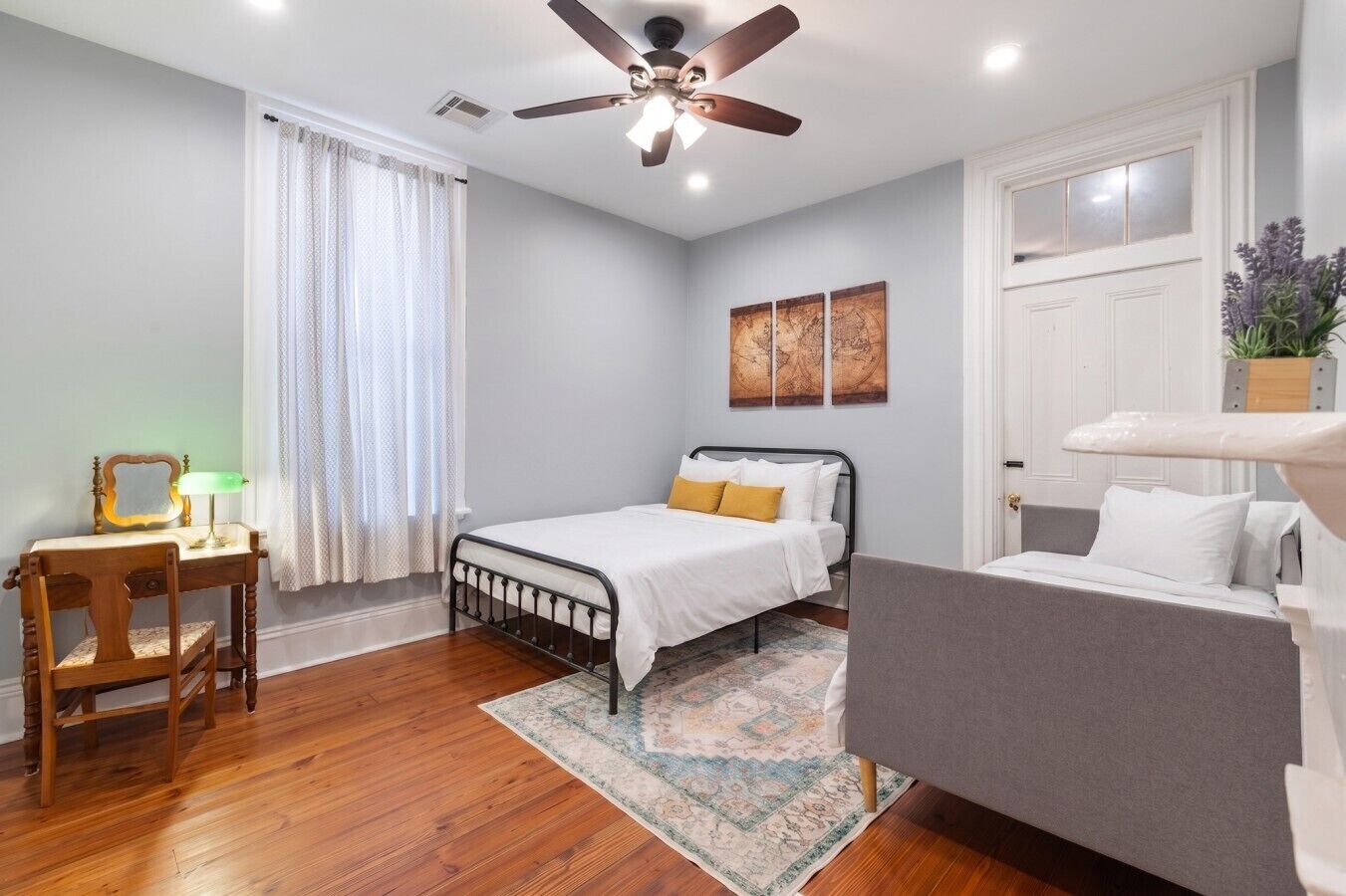 4 bedrooms, iron/ironing board, travel crib, WiFi