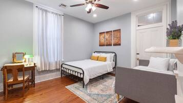 4 bedrooms, iron/ironing board, travel crib, WiFi