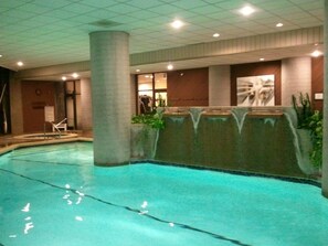 Indoor pool, a heated pool