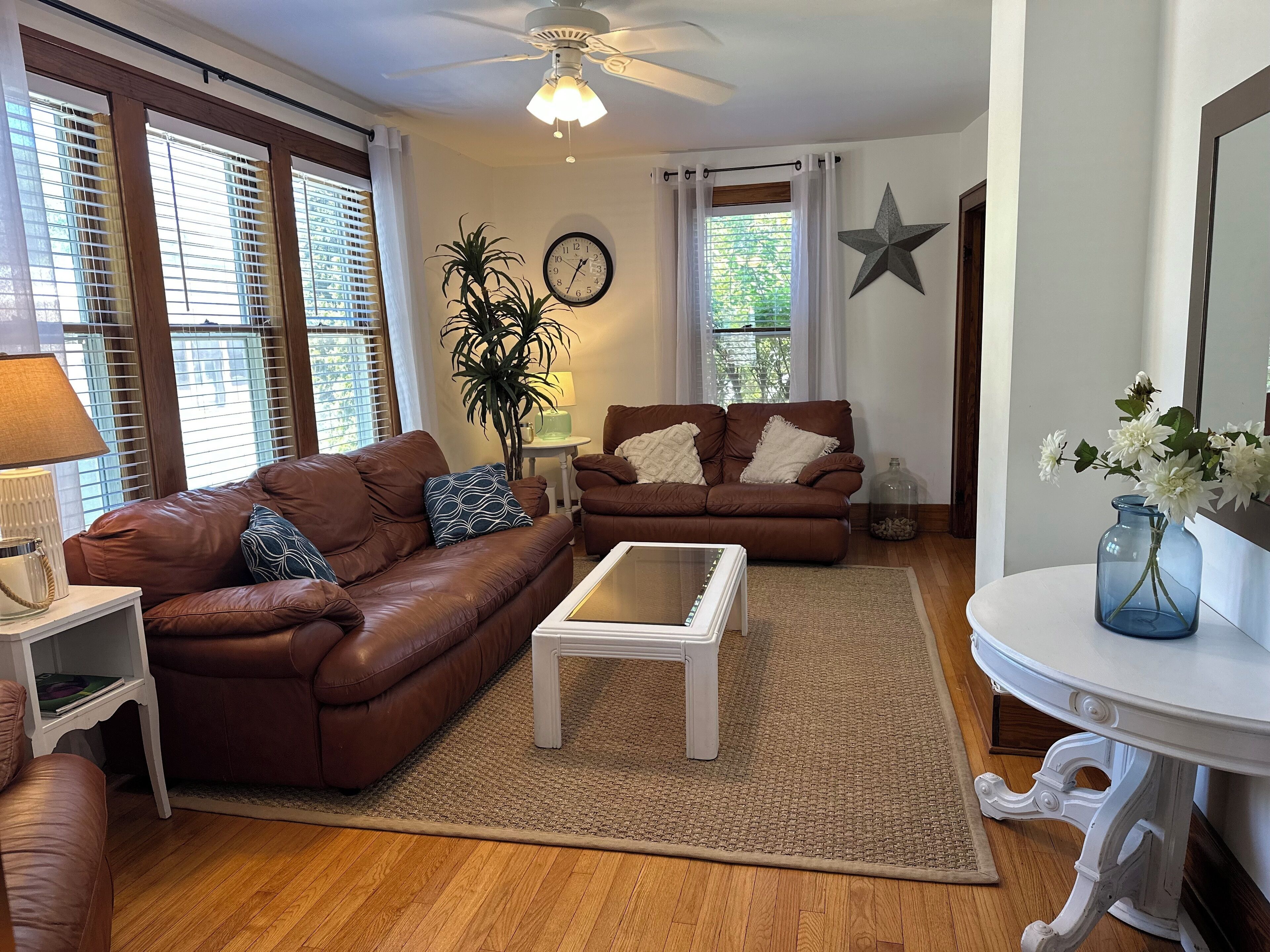 Living room with tv