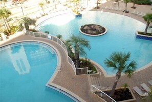 Outdoor pool, a heated pool - Laketown Wharf 1332 Relaxing In Paradise! Amazing Family Getaway❤️ (Panama City Beach)