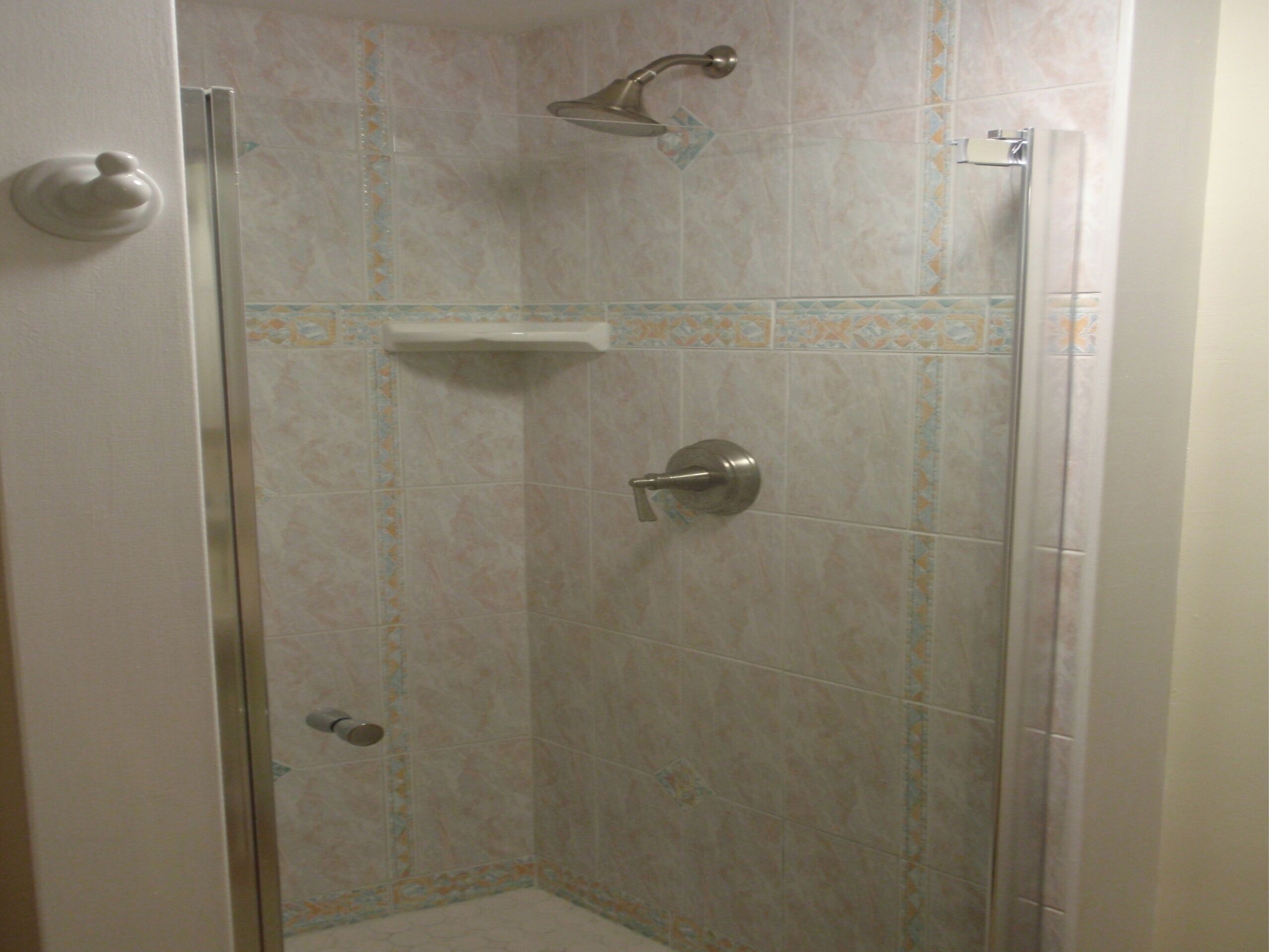 Hair dryer, towels, toilet paper