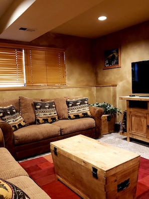 تلفزيون ذكي، مدفأة، مشغل دي في دي، كُتُب