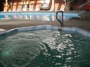 Indoor pool, a heated pool