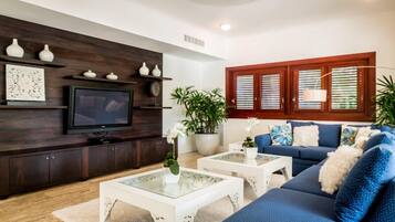 Smart TV, video games, DVD player, books