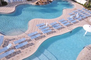 Indoor pool, outdoor pool