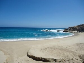 Sun loungers, beach towels