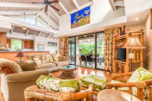 Smart-tv och en stereo