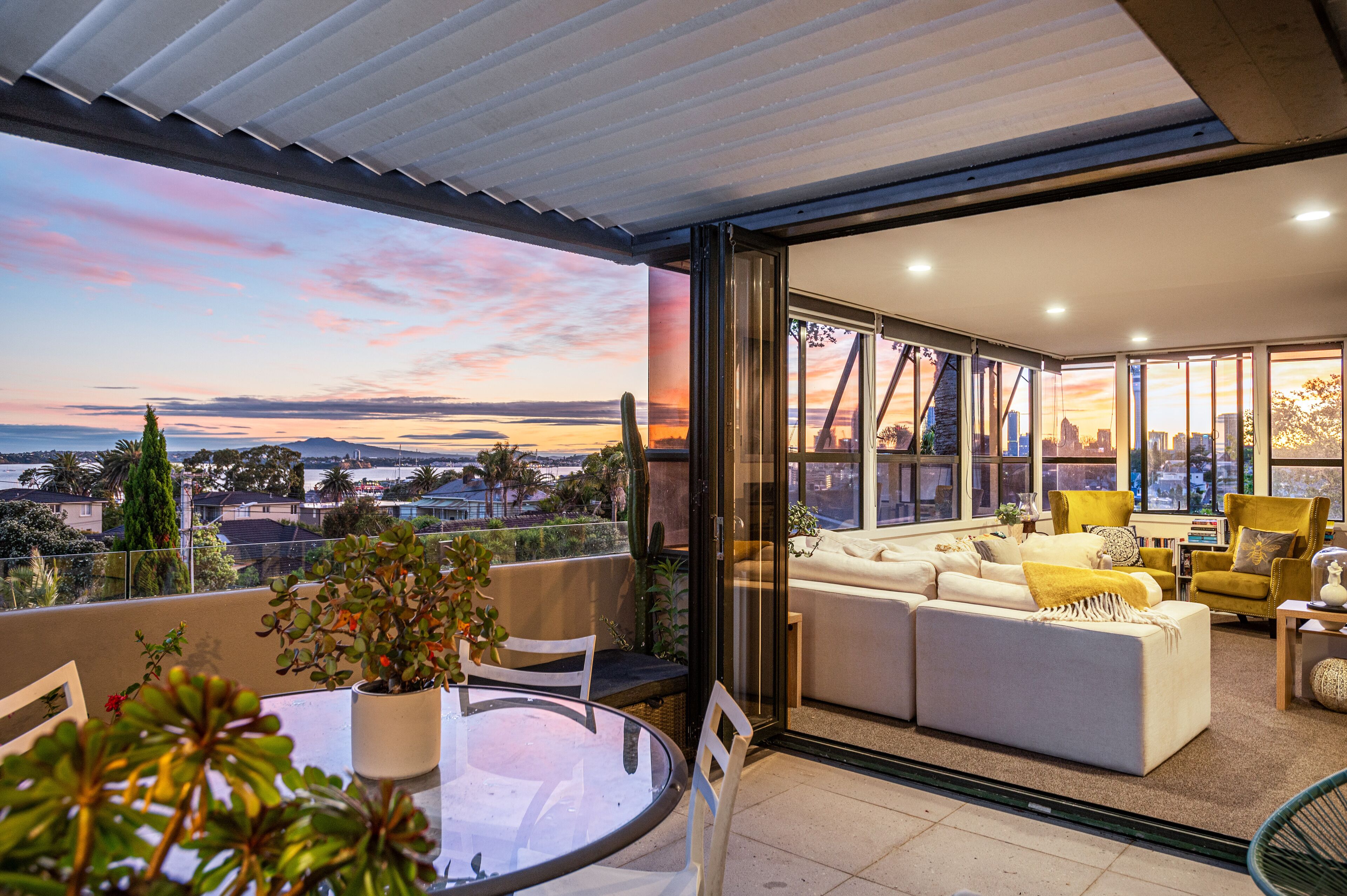Take in the sunrise or soak up the sunset, it’s stunning either way.