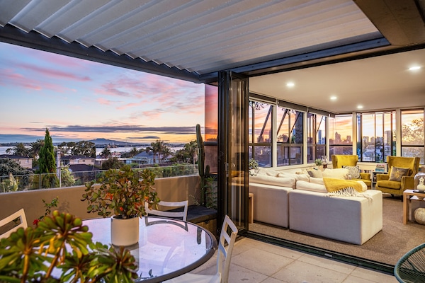 Take in the sunrise or soak up the sunset, it’s stunning either way.