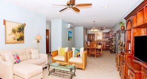 Smart TV, video games, DVD player, books