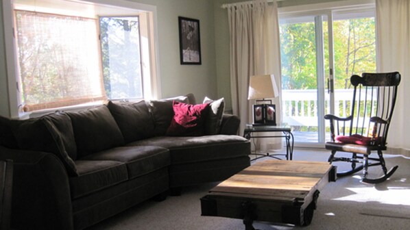 TV, fireplace, DVD player