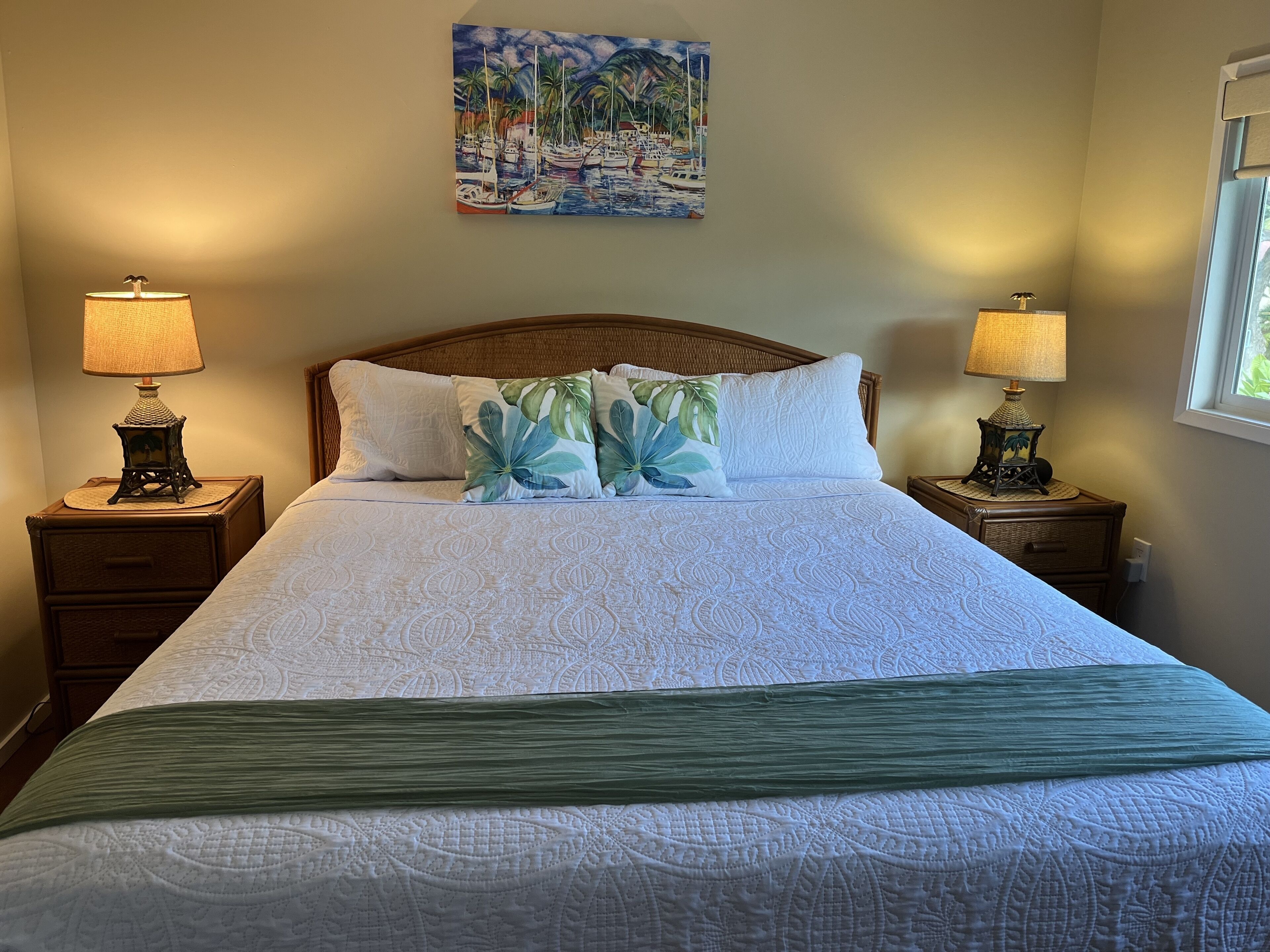 2 bedrooms, iron/ironing board, free WiFi, bed sheets