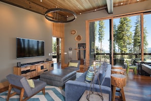 TV, fireplace, DVD player