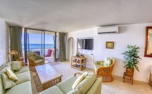 Televisión LCD, reproductor de DVD, libros y videoteca