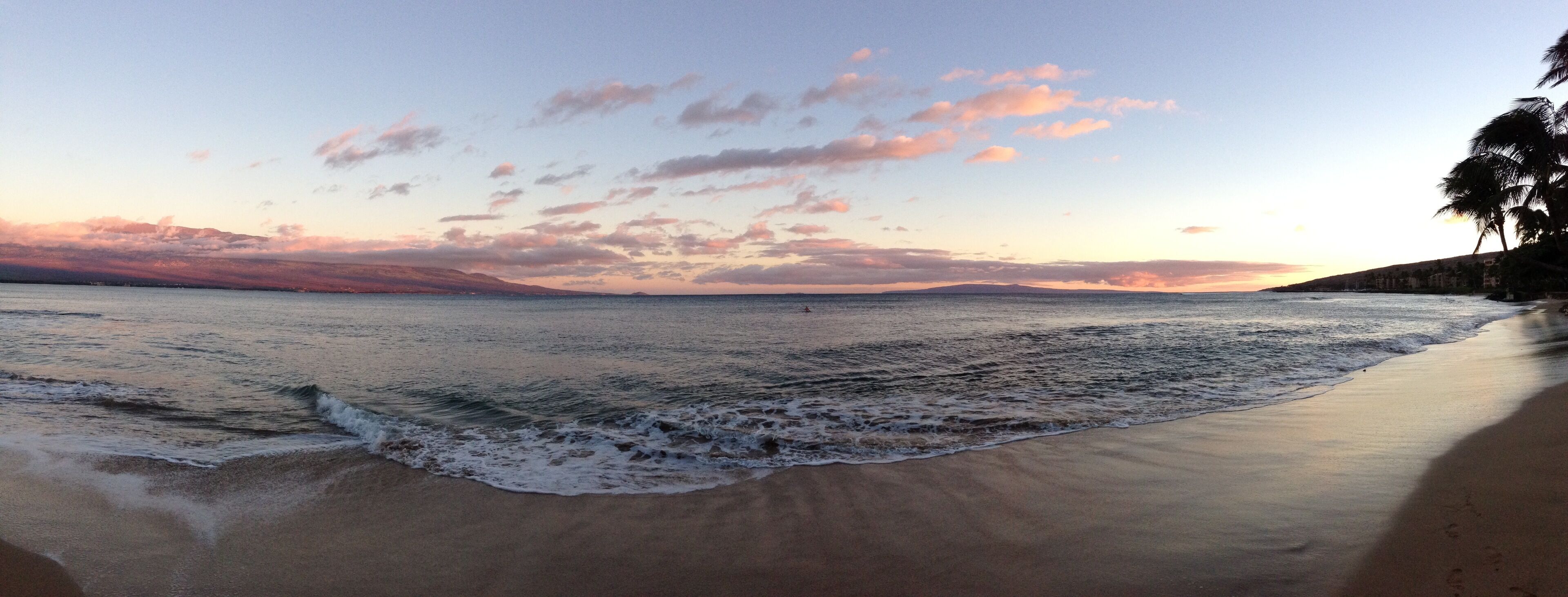 On the beach, sun loungers, beach towels