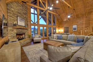 TV, fireplace, DVD player, table tennis