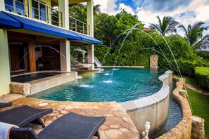 Outdoor pool - A Surfer's Paradise - Modern Playa Negra Beach Front Home (Playa Negra)